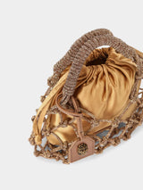Kurt Geiger London Small Macrame Bag - Bronze