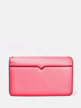 Michael Kors Cece Medium Studded Faux Leather Clutch - Pink