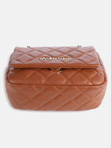 Valentino Bags Ocarina Crossbody Bag Synthetic - Brown