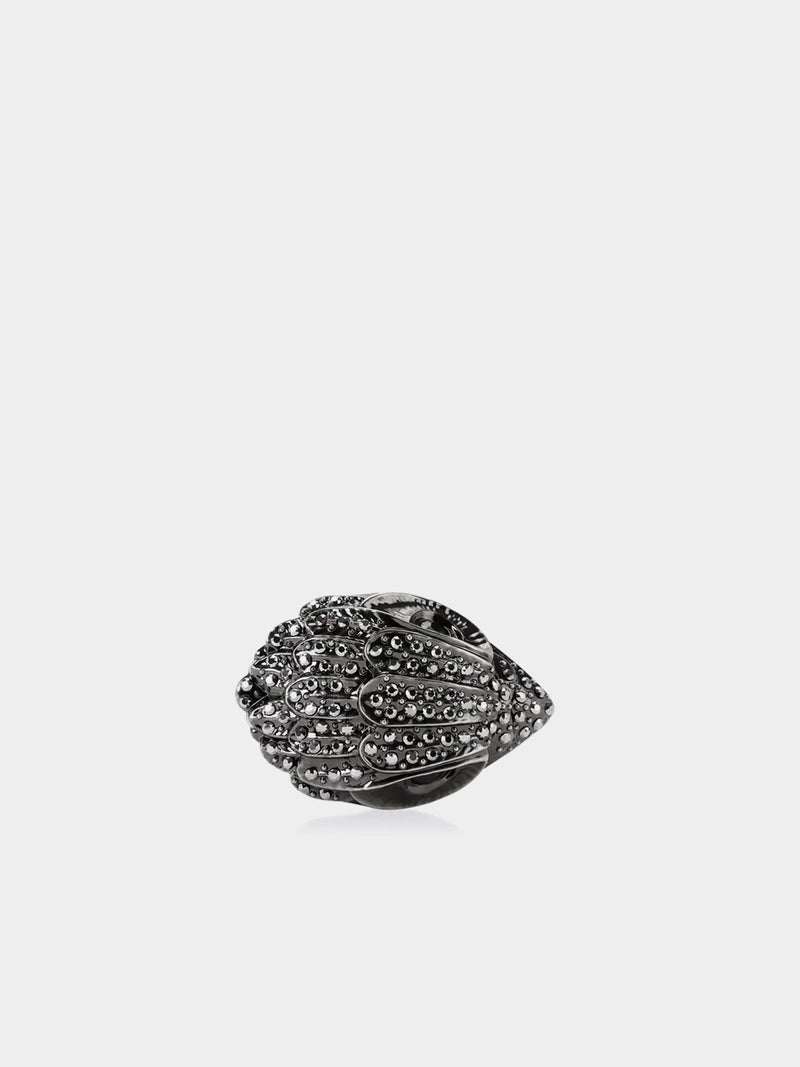 Kurt Geiger London Micro Eagle Clutch Bag - Gunmetal