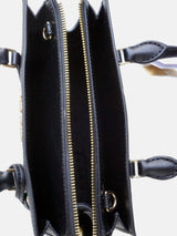 Michael Kors Sheila SM Zip Satchel Handbag - Black