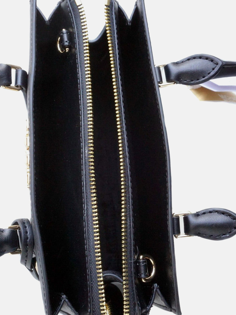 Michael Kors Sheila SM Zip Satchel Handbag - Black