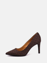 Michael Kors Dorophy Flex Pumps MK Sig SM Heels - Brown