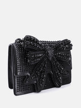 Kurt Geiger London Crystal Shoreditch Bow Bag - Black