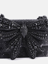 Kurt Geiger London Crystal Shoreditch Bow Bag - Black