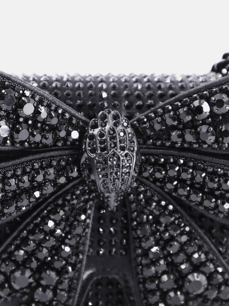 Kurt Geiger London Crystal Shoreditch Bow Bag - Black
