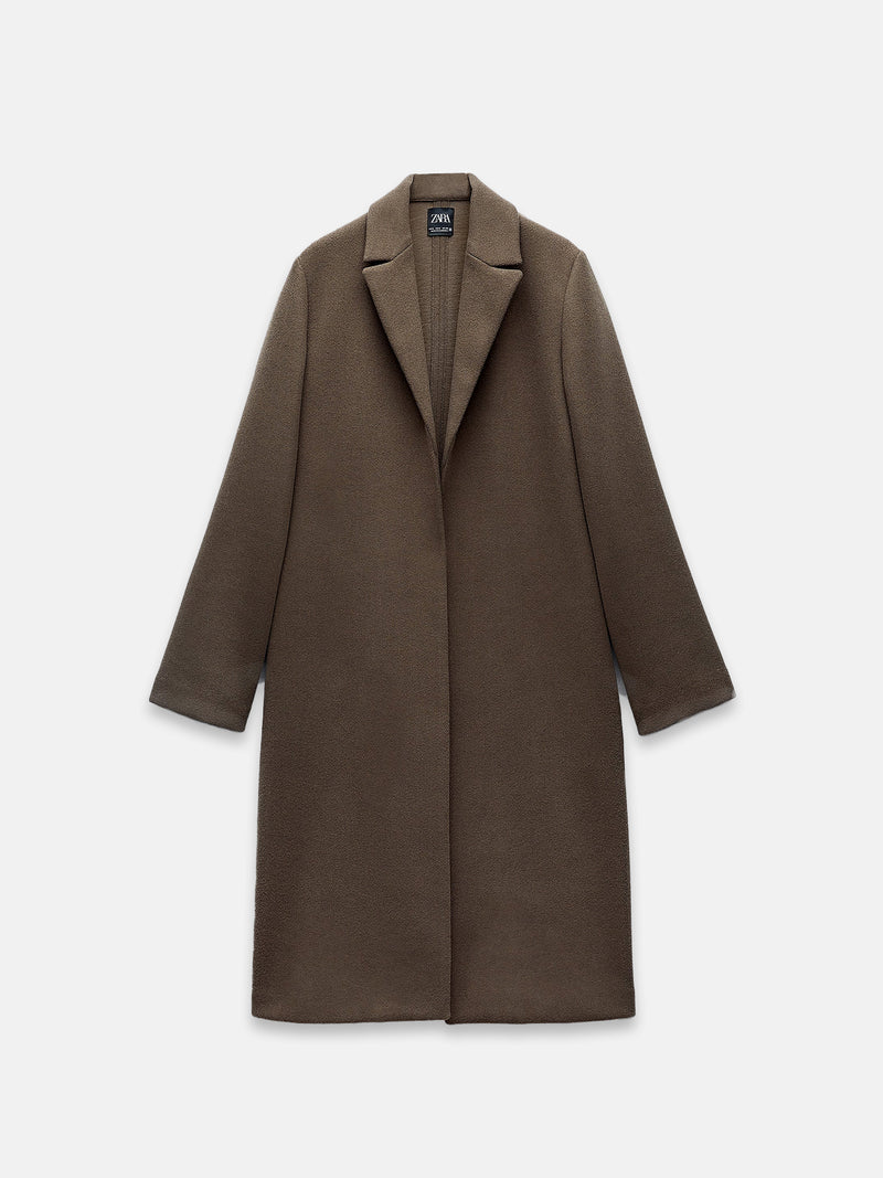 Zara Lapel Collar Coat