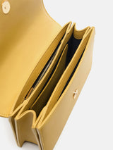 Zara Mini City Bag With Flap - Yellow