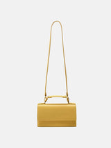 Zara Mini City Bag With Flap - Yellow