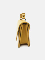 Zara Mini City Bag With Flap - Yellow