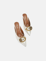 Kurt Geiger London Mayfair Mule - Silver (Defected)