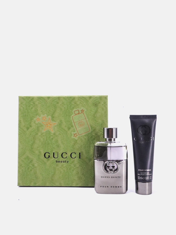 Gucci Guilty Perfume & Shower Gel Duo Set - Silver