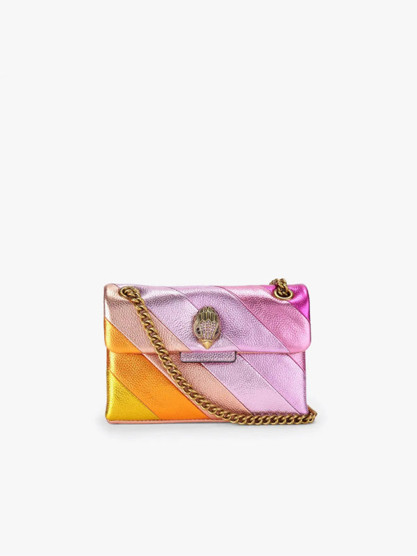 Kurt Geiger London Mini Leather Kensington Bag - Pink Combination