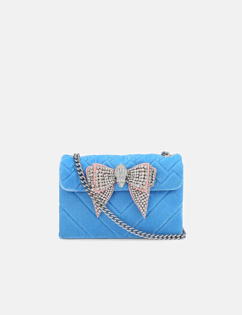 Kurt Geiger London Velvet Medium Kensington - Blue