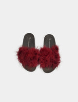 Primark Berry Furry Slides