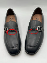 Salvatore Ferragamo Nairobi Logo Plaque Loafers - Black (Defected)