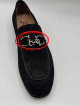 Salvatore Ferragamo Novello Nero Calf Shoes (Defected)