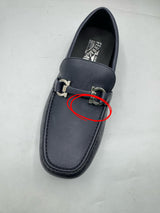 Salvatore Ferragamo Salamanca Blue Marin Loafers (Defected)