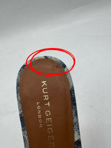Kurt Geiger London Kensington Flat Sandal - Denim (Defected)