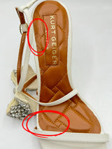 Kurt Geiger London Bromley Bow Sandal 95 - Bone (Defected)