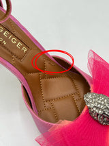 Kurt Geiger London Kensington Bow Sandal - Pink Comb (Defected)
