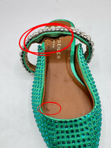 Kurt Geiger London Princely Crystals - Teal (Defected)