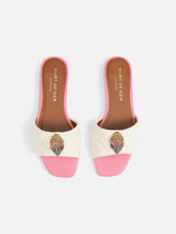 Kurt Geiger London Kensington Flat Sandal - Bone Combination (Defected)