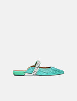 Kurt Geiger London Princely Crystals - Teal (Defected)