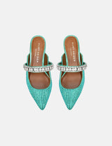 Kurt Geiger London Princely Crystals - Teal (Defected)