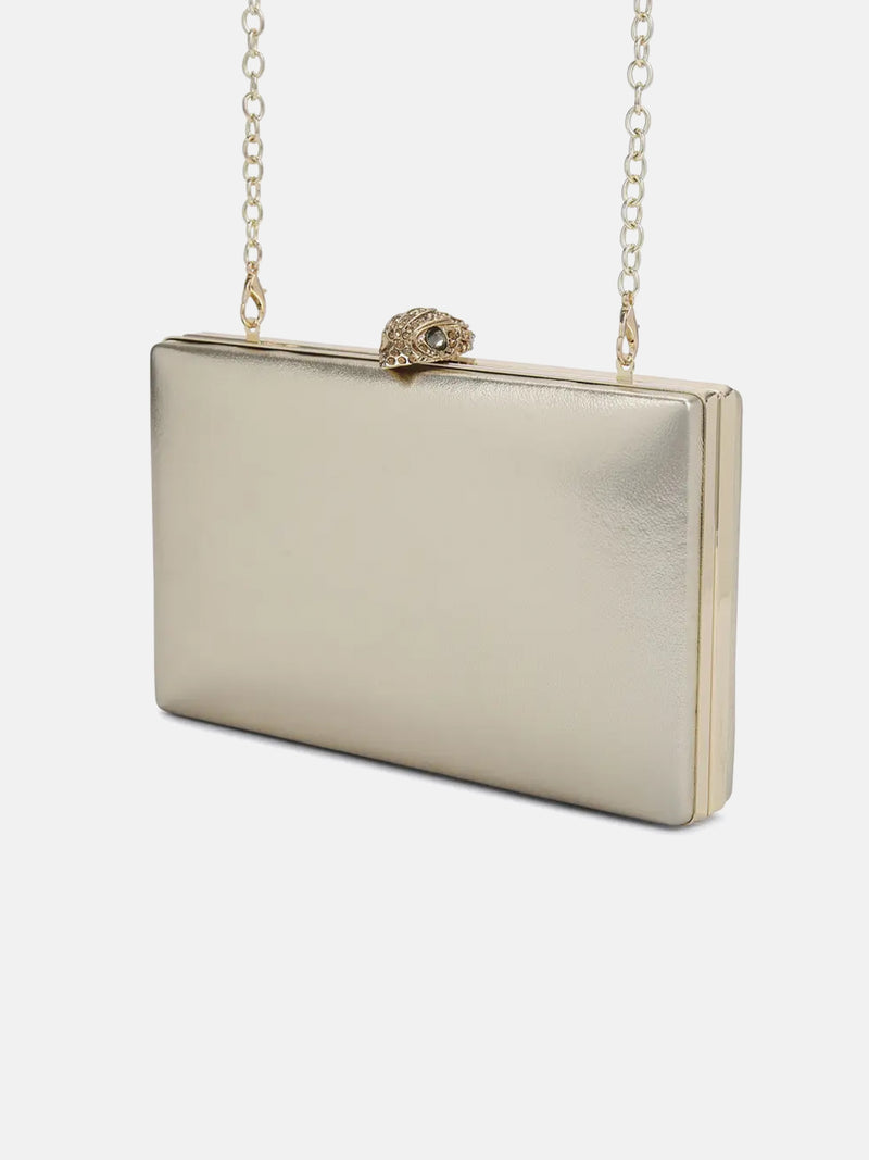 Kurt Geiger London Crystal Kensington Clutch - Gold