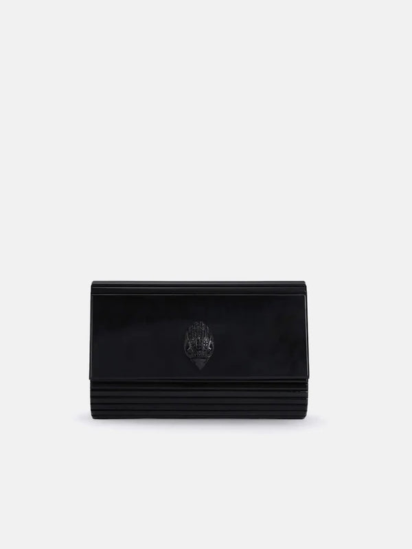 Kurt Geiger London Party Eagle Clutch Drench - Black (Defected)