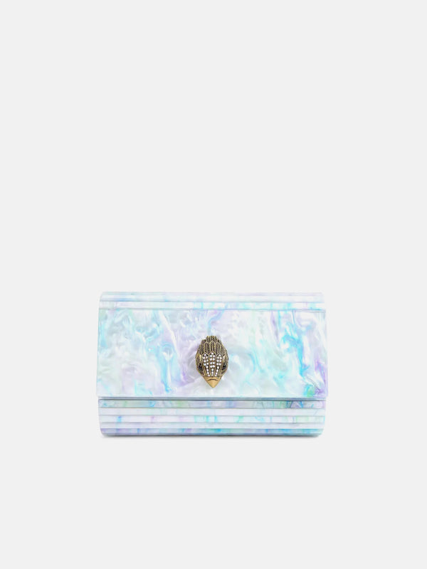 Kurt Geiger London Party Eagle Clutch - Pale Blue