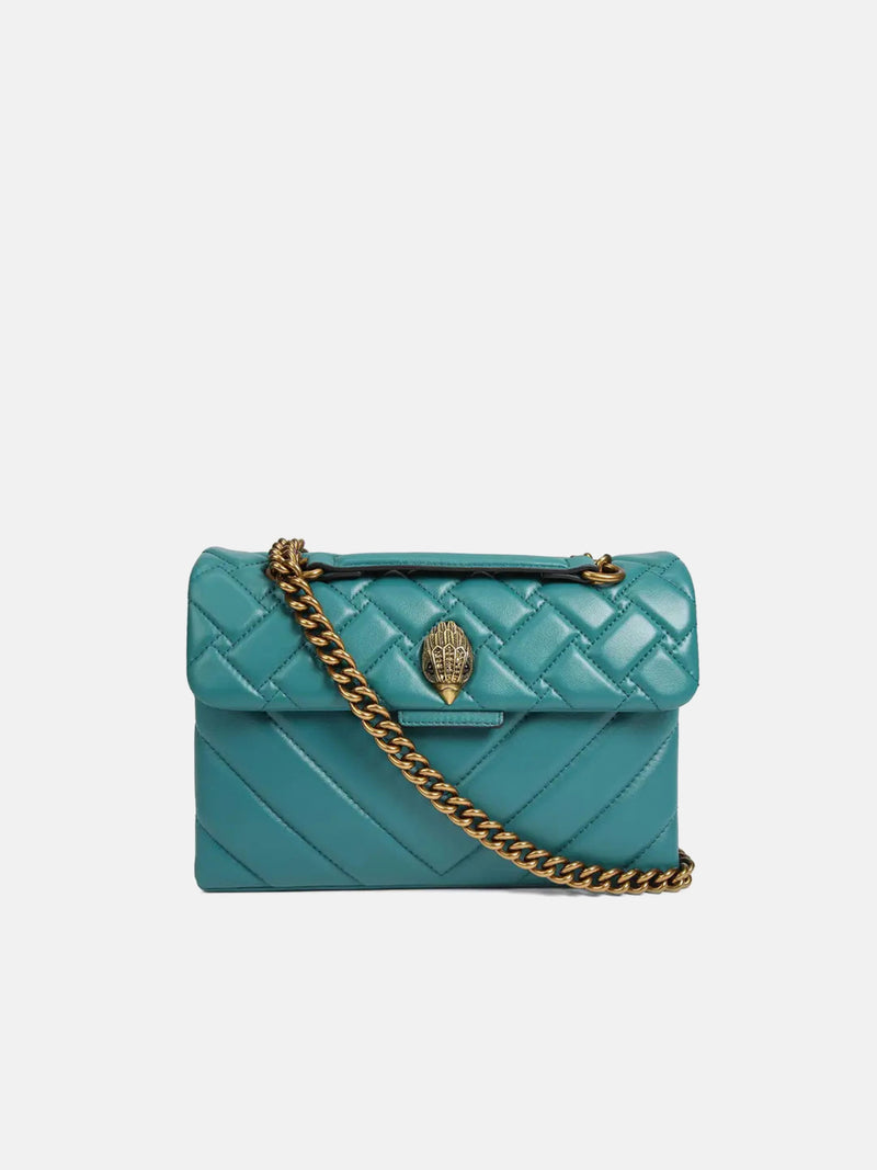 Kurt Geiger London Leather Kensington Bag - Petrol