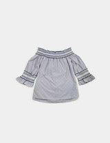 Primark Drop Shoulder Stripe Top