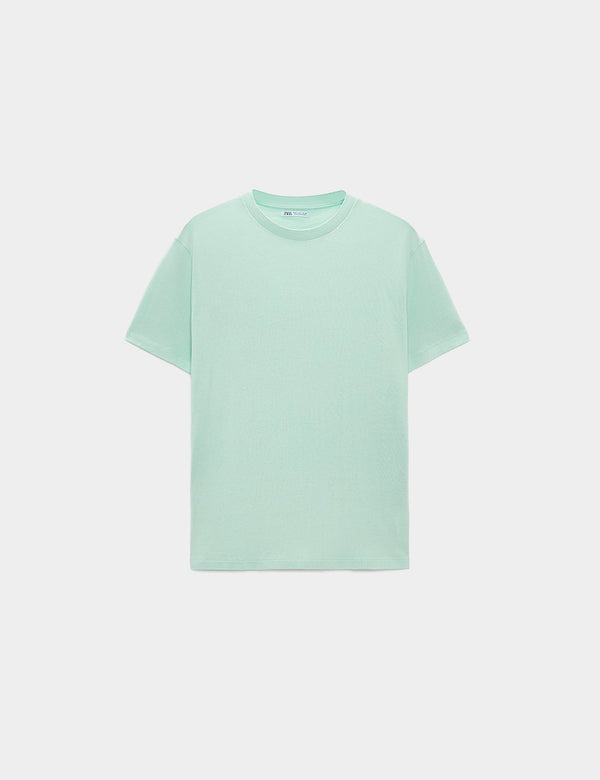 Zara Knit T-Shirt - Ice