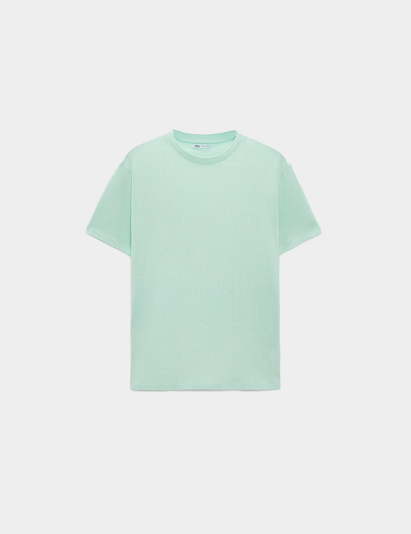 Zara Knit T-Shirt - Ice