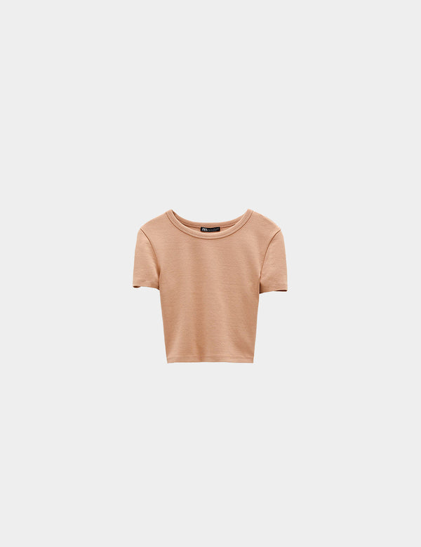 Zara Cropped T-Shirt