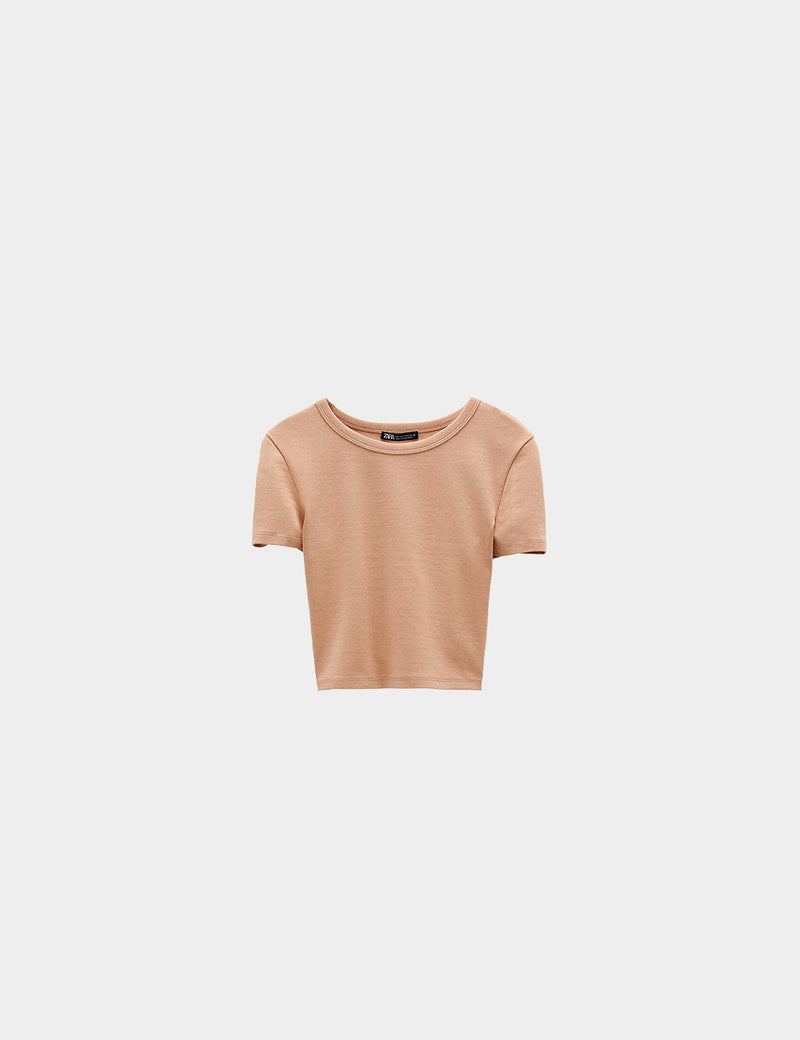 Zara Cropped T-Shirt
