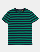 Polo Ralph Lauren Striped T-Shirt - Scarab Green &amp; French Navy