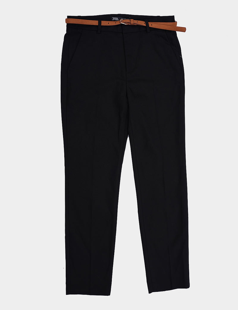 Zara High Waist Pant - Black