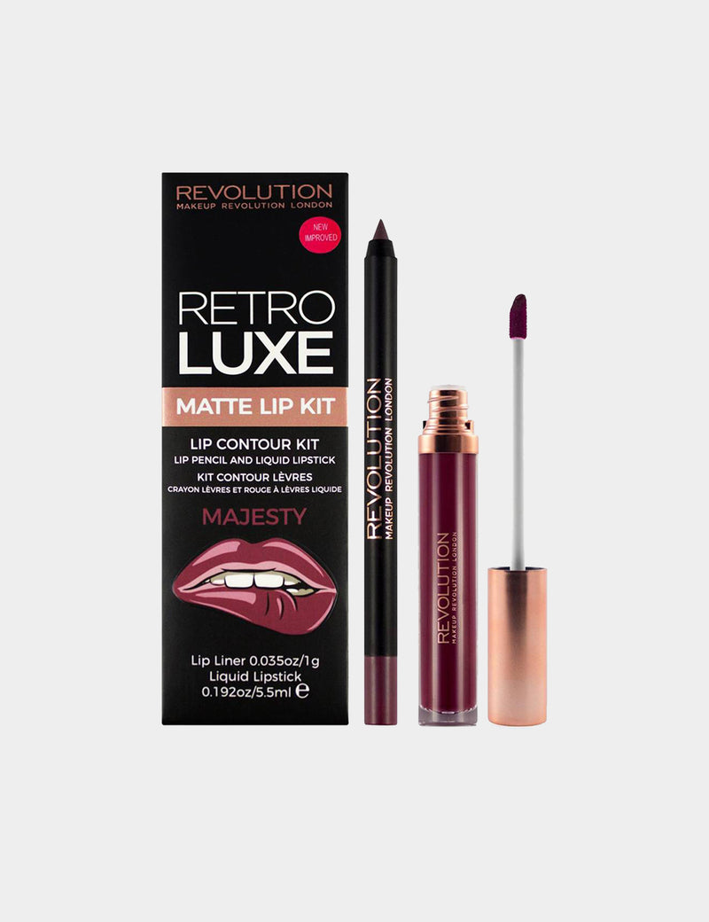 Makeup Revolution Retro Luxe - Lip Contour Kit - Majesty