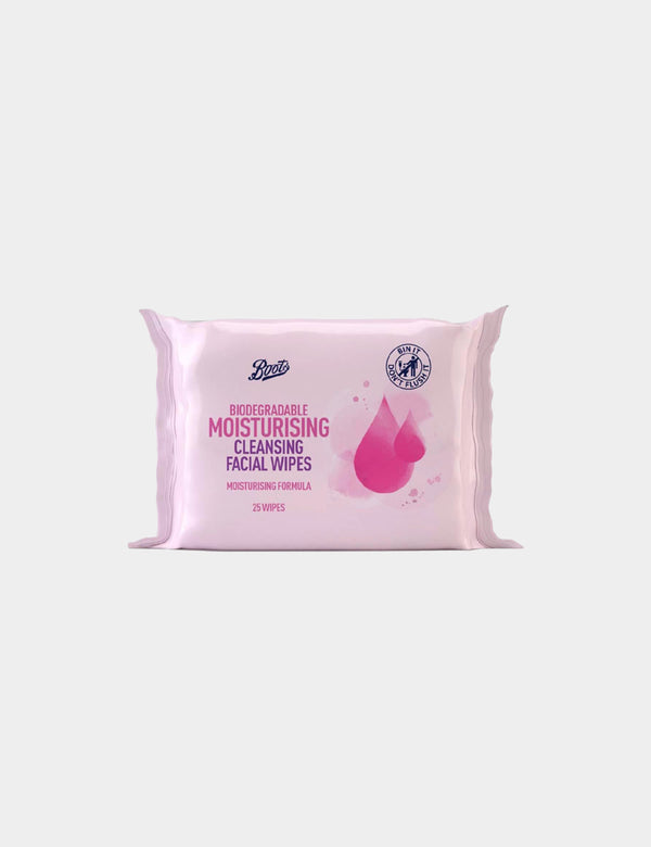 Boots Moisturising 25 Cleansing Facial Wipes