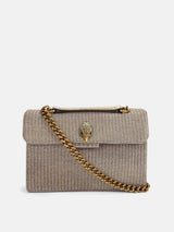 Kurt Geiger London Fabric Kensington Bag - Beige