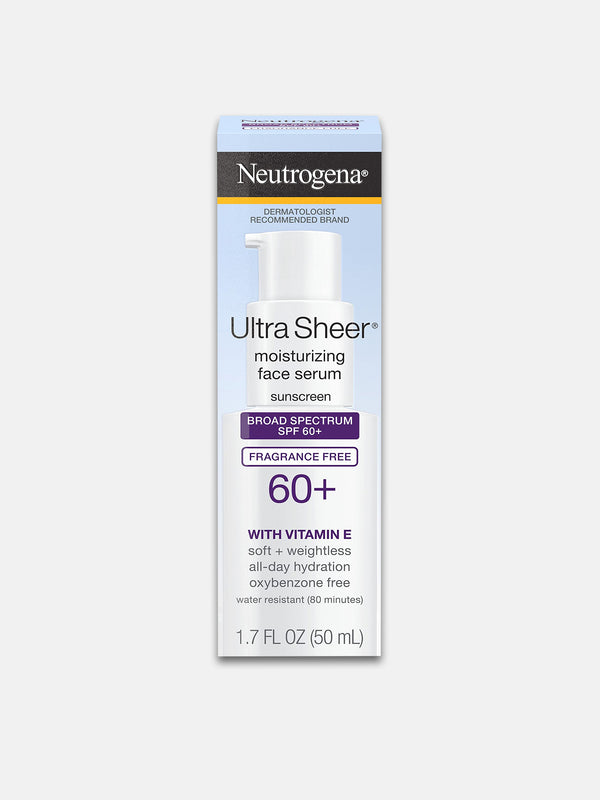 Neutrogena Ultra Sheer Moisturizing face serum Sunscreen