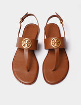 Tory Burch Benton 2 Flat Thong Sandal Calf Leather