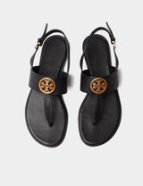 Tory Burch Benton 2 Flat Thong Sandal Calf Leather
