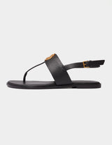 Tory Burch Benton 2 Flat Thong Sandal Calf Leather