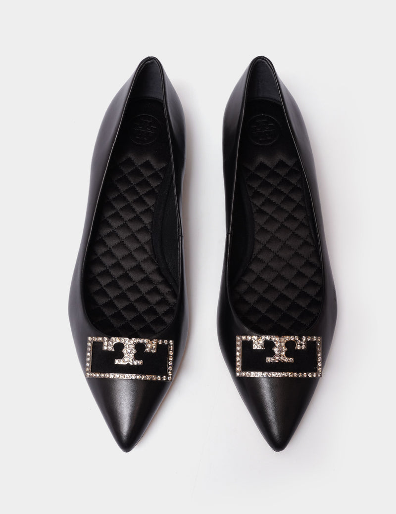 Tory Burch Gigi 20MM Embellished pointy Toe Flat Pump