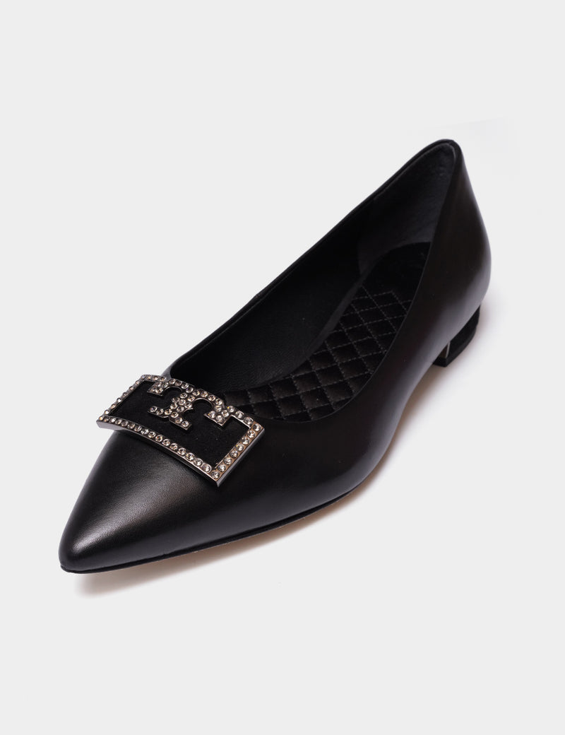 Tory Burch Gigi 20MM Embellished pointy Toe Flat Pump