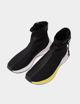 Zara Technical Fabric High-Top Sneakers